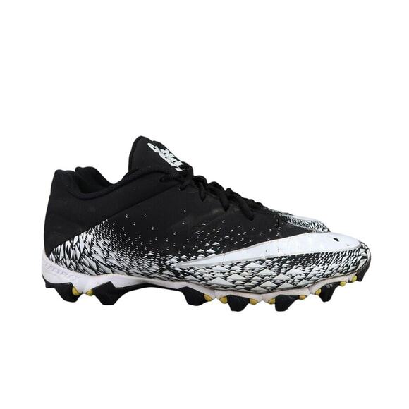 Nike Shoes Mens 13 Football Cleats Vapor Fastflex Athletic Sport Black White Vpr - Picture 2 of 16